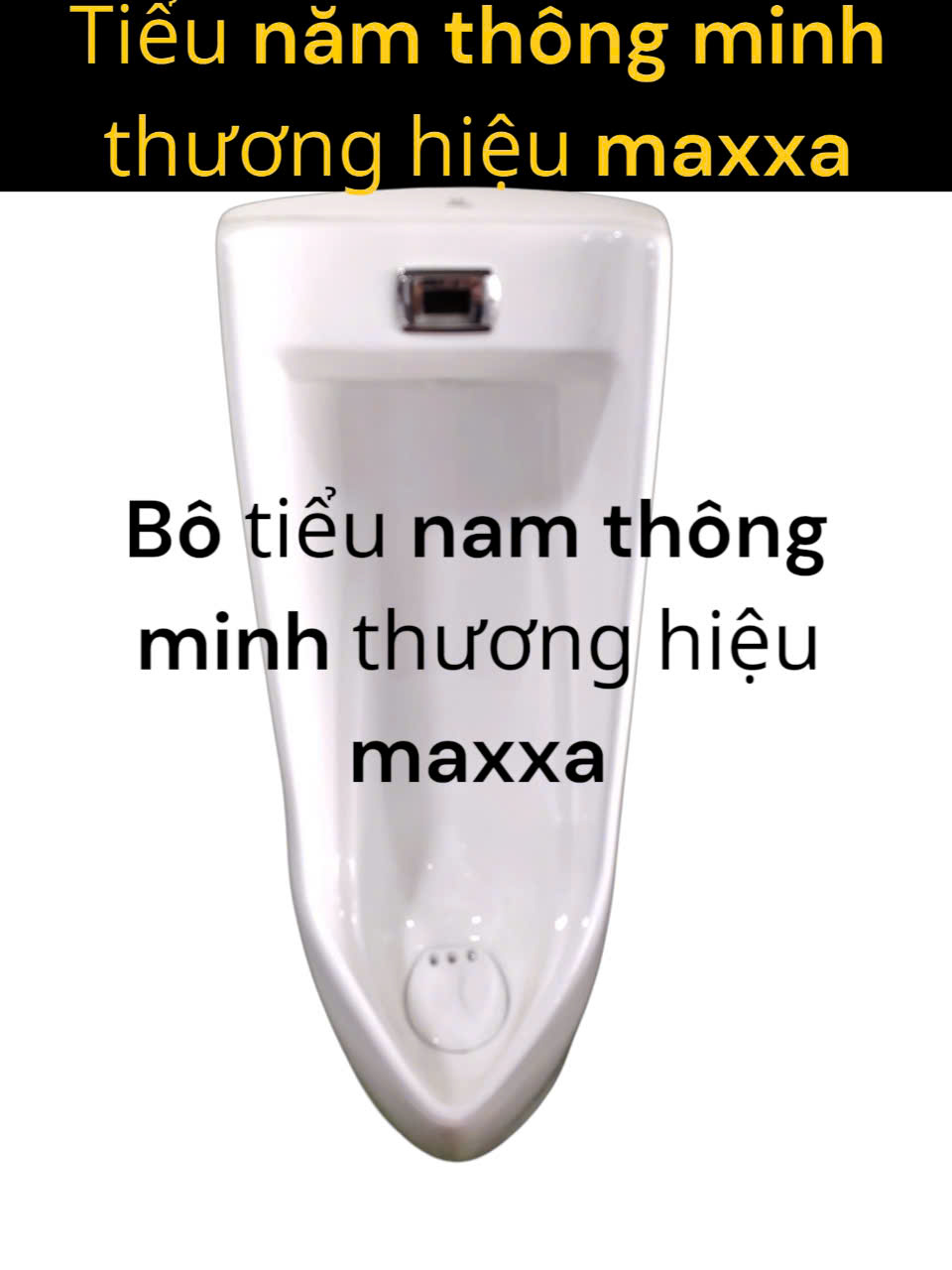 tiểu nam to kèm van cảm ứng